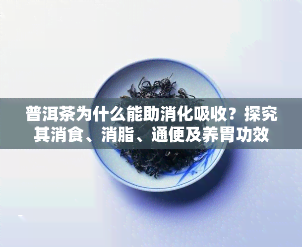 普洱茶为什么能助消化吸收？探究其消食、消脂、通便及养胃功效