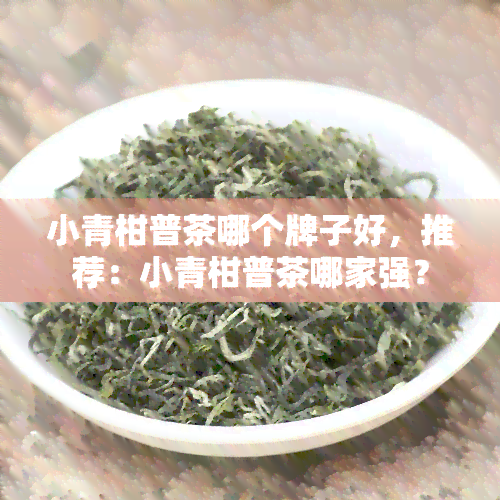 小青柑普茶哪个牌子好，推荐：小青柑普茶哪家强？