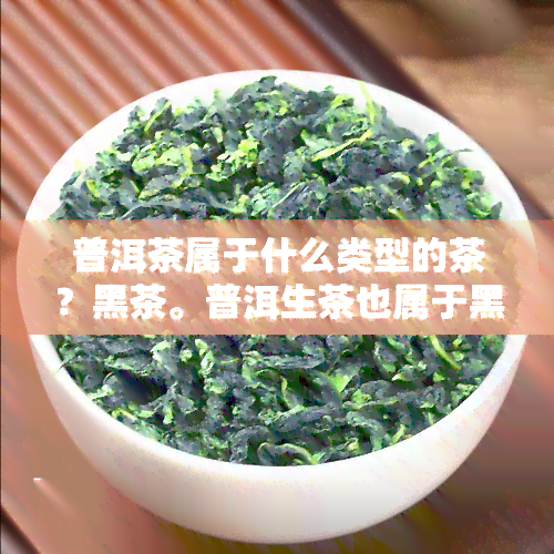 普洱茶属于什么类型的茶？黑茶。普洱生茶也属于黑茶类型。