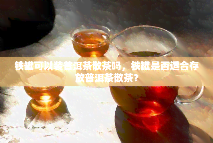 铁罐可以装普洱茶散茶吗，铁罐是否适合存放普洱茶散茶？