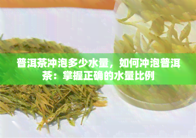 普洱茶冲泡多少水量，如何冲泡普洱茶：掌握正确的水量比例