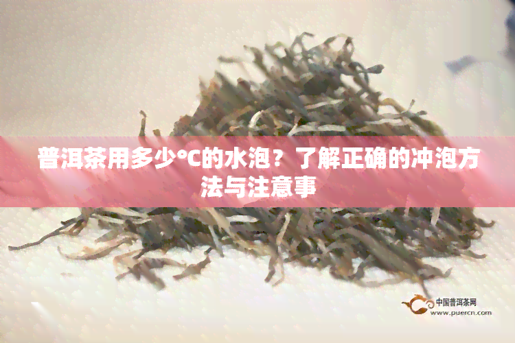 普洱茶用多少℃的水泡？了解正确的冲泡方法与注意事