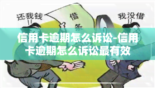 信用卡逾期怎么诉讼-信用卡逾期怎么诉讼最有效