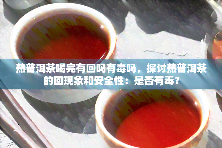 熟普洱茶喝完有回吗有吗，探讨熟普洱茶的回现象和安全性：是否有？