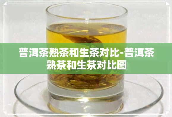 普洱茶熟茶和生茶对比-普洱茶熟茶和生茶对比图