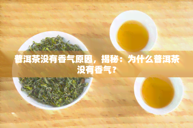 普洱茶没有香气原因，揭秘：为什么普洱茶没有香气？