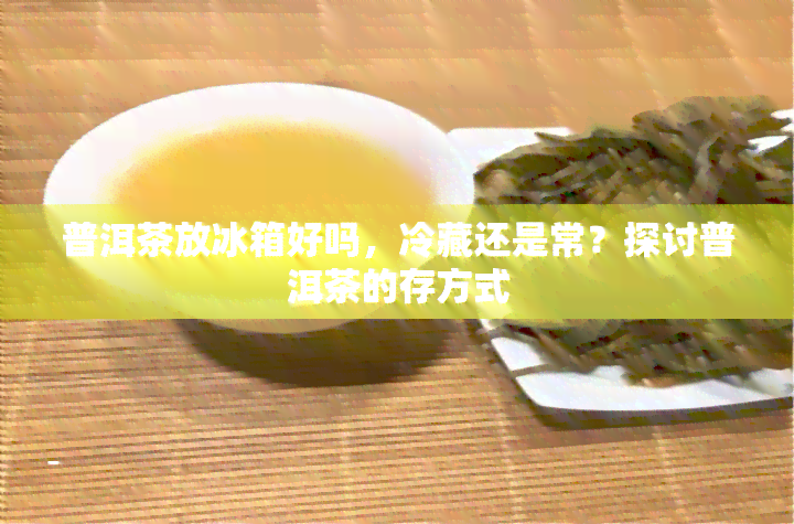 普洱茶放冰箱好吗，冷藏还是常？探讨普洱茶的存方式