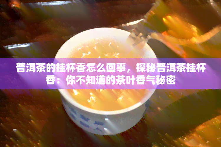 普洱茶的挂杯香怎么回事，探秘普洱茶挂杯香：你不知道的茶叶香气秘密