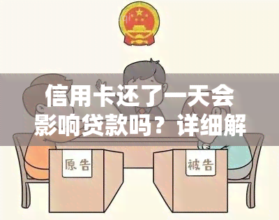 信用卡还了一天会影响贷款吗？详细解答与应对策略