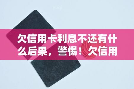 欠信用卡利息不还有什么后果，警惕！欠信用卡利息不还的严重后果