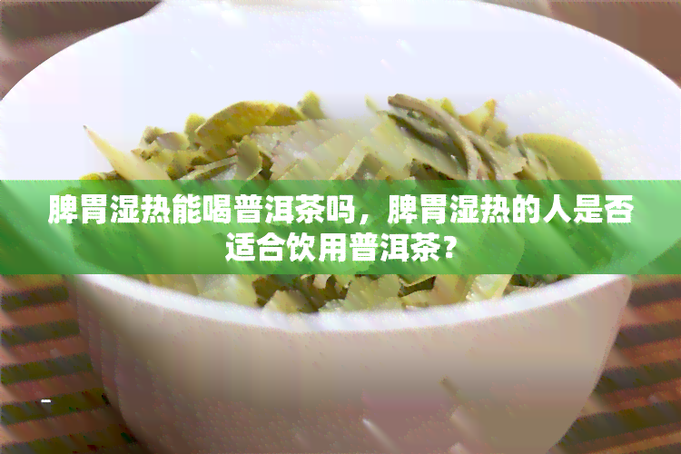 脾胃湿热能喝普洱茶吗，脾胃湿热的人是否适合饮用普洱茶？