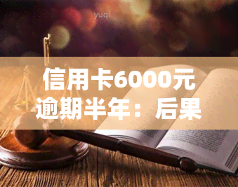 信用卡6000元逾期半年：后果、利息及解决办法全解析