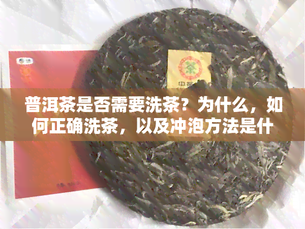 普洱茶是否需要洗茶？为什么，如何正确洗茶，以及冲泡方法是什么？