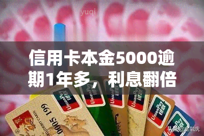 信用卡本金5000逾期1年多，利息翻倍至近2万，协商能减免多少？