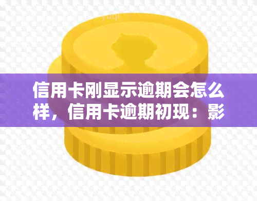 信用卡刚显示逾期会怎么样，信用卡逾期初现：影响及应对策略