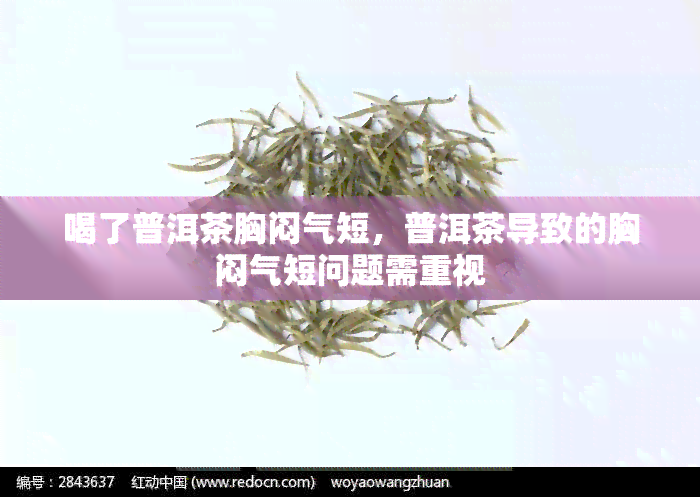 喝了普洱茶胸闷气短，普洱茶导致的胸闷气短问题需重视