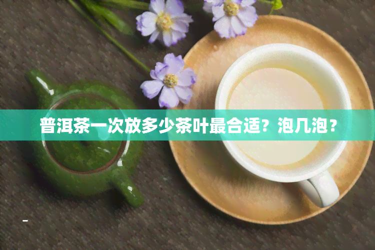 普洱茶一次放多少茶叶最合适？泡几泡？