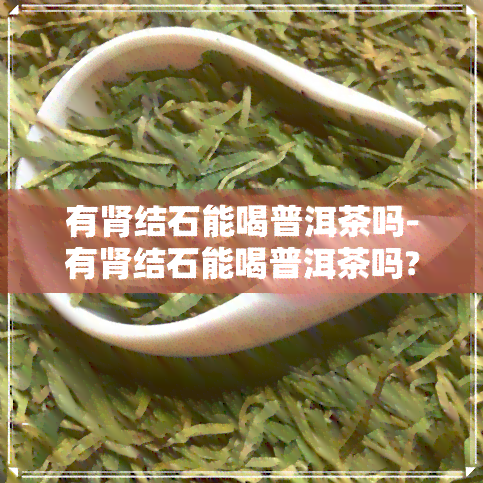 有肾结石能喝普洱茶吗-有肾结石能喝普洱茶吗?