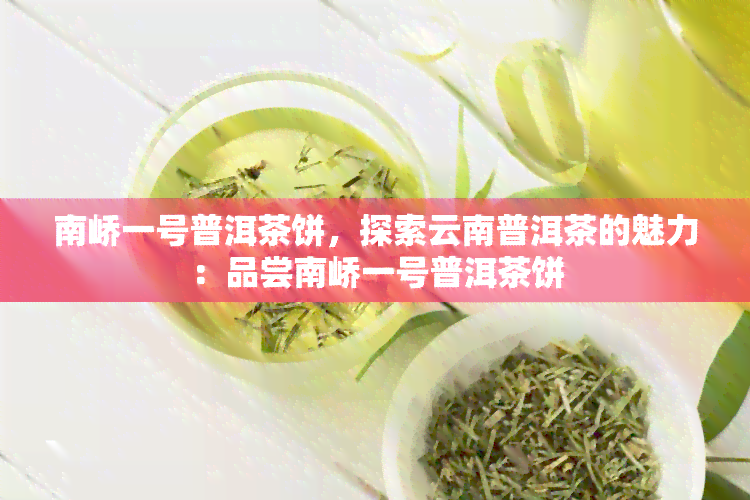 南峤一号普洱茶饼，探索云南普洱茶的魅力：品尝南峤一号普洱茶饼