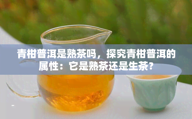 青柑普洱是熟茶吗，探究青柑普洱的属性：它是熟茶还是生茶？