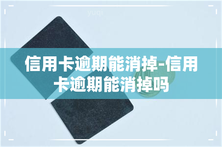 信用卡逾期能消掉-信用卡逾期能消掉吗