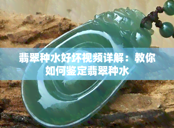 翡翠种水好坏视频详解：教你如何鉴定翡翠种水