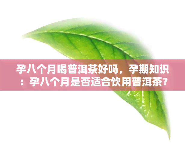 孕八个月喝普洱茶好吗，孕期知识：孕八个月是否适合饮用普洱茶？