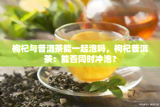 枸杞与普洱茶能一起泡吗，枸杞普洱茶：能否同时冲泡？