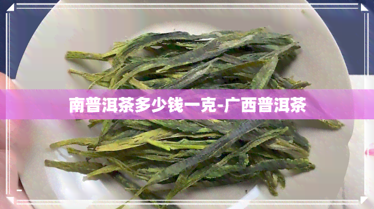 南普洱茶多少钱一克-广西普洱茶