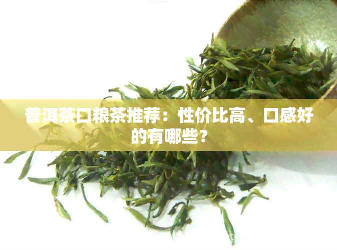 普洱茶口粮茶推荐：性价比高、口感好的有哪些？