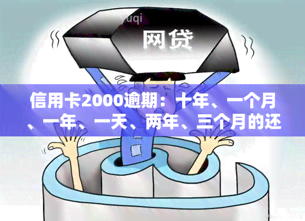 信用卡2000逾期：十年、一个月、一年、一天、两年、三个月的还款与利息详情