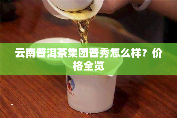 云南普洱茶集团普秀怎么样？价格全览