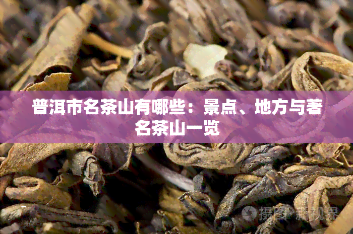 普洱市名茶山有哪些：景点、地方与著名茶山一览