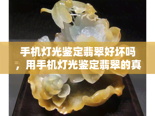 手机灯光鉴定翡翠好坏吗，用手机灯光鉴定翡翠的真假？靠谱吗？