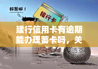 建行信用卡有逾期能办理蓄卡吗，关于建行信用卡逾期后能否办理蓄卡的疑问解答