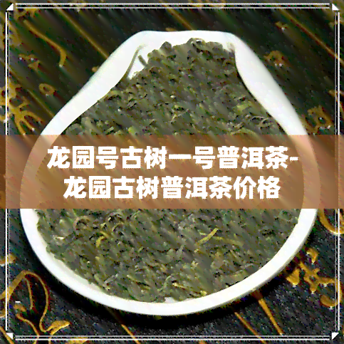 龙园号古树一号普洱茶-龙园古树普洱茶价格