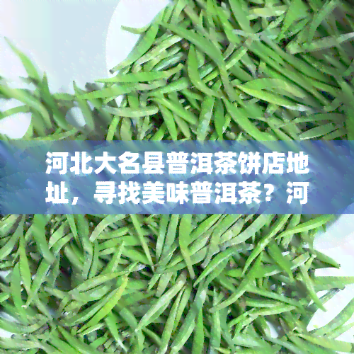 河北大名县普洱茶饼店地址，寻找美味普洱茶？河北大名县普洱茶饼店地址揭晓！