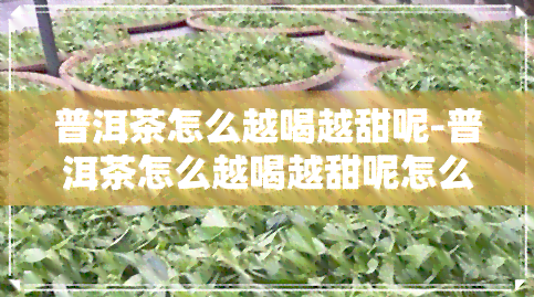 普洱茶怎么越喝越甜呢-普洱茶怎么越喝越甜呢怎么回事