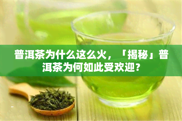 普洱茶为什么这么火，「揭秘」普洱茶为何如此受欢迎？