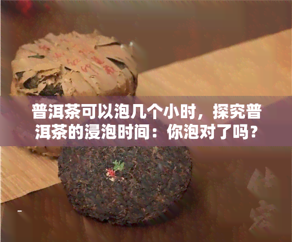 普洱茶可以泡几个小时，探究普洱茶的浸泡时间：你泡对了吗？