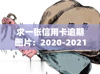 求一张信用卡逾期图片：2020-2021年的卡通、真实逾期图片及欠款图