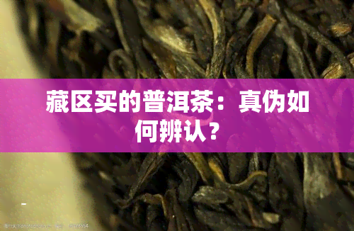 藏区买的普洱茶：真伪如何辨认？