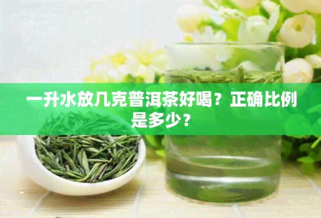 一升水放几克普洱茶好喝？正确比例是多少？