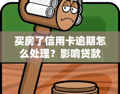 买房了信用卡逾期怎么处理？影响贷款吗？