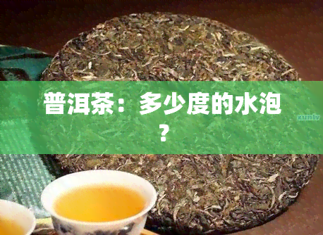 普洱茶：多少度的水泡？