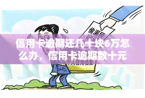 信用卡逾期还几十块6万怎么办，信用卡逾期数十元，导致6万元问题，如何解决？