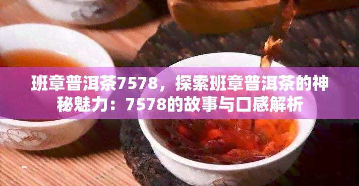 班章普洱茶7578，探索班章普洱茶的神秘魅力：7578的故事与口感解析