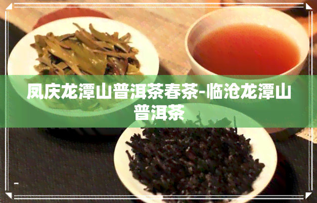 凤庆龙潭山普洱茶春茶-临沧龙潭山普洱茶