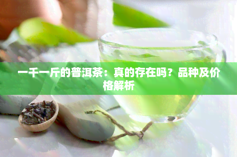 一千一斤的普洱茶：真的存在吗？品种及价格解析