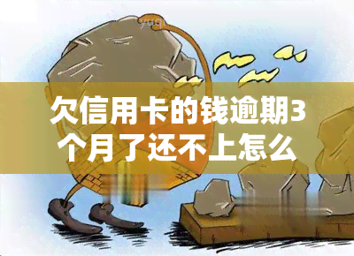 欠信用卡的钱逾期3个月了还不上怎么办？后果严重，需要及时解决！